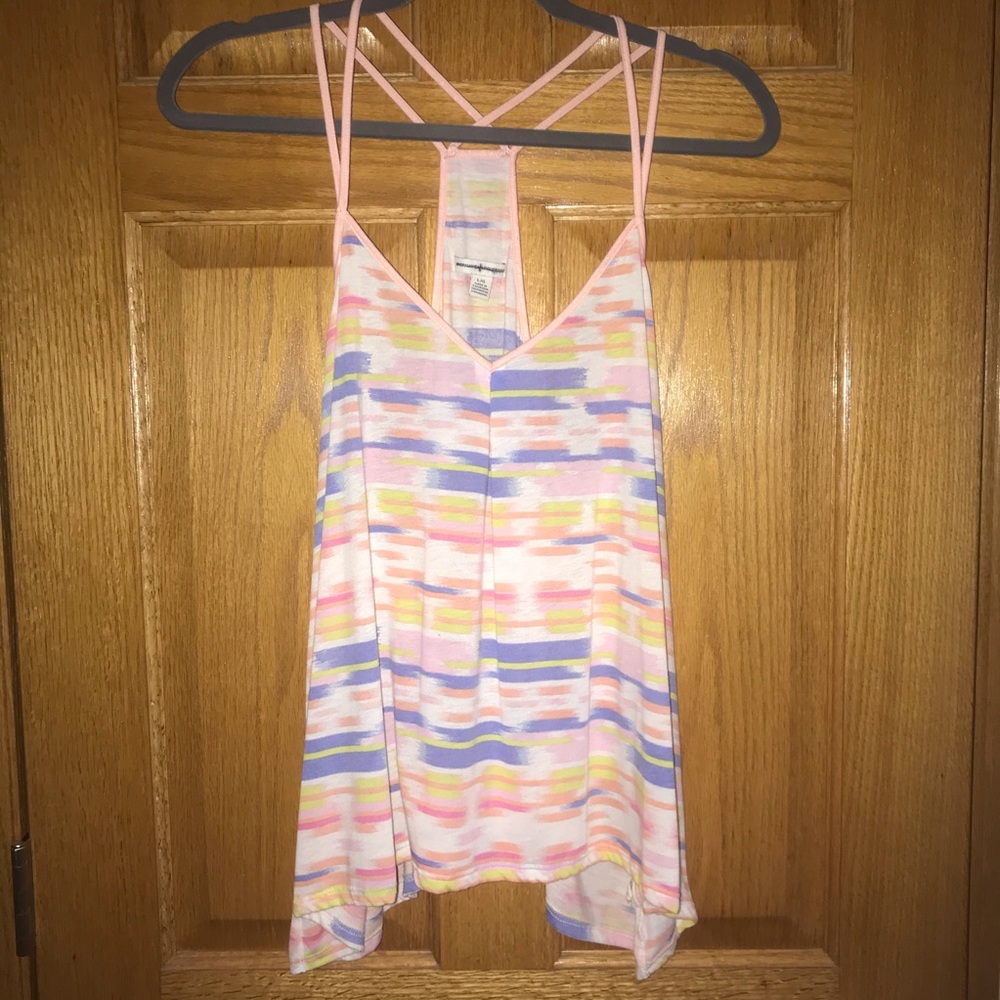 Peachy Pink Racerback AEO tank